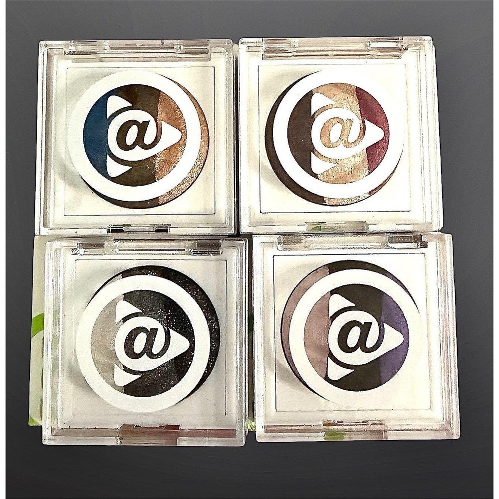 Mary Kay At Play Baked Eye Trio Set of 4 Purple Eclipse Tuxedo NOS Discontinued